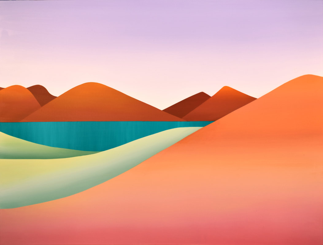 Tangerine Dusk by Karen Cole