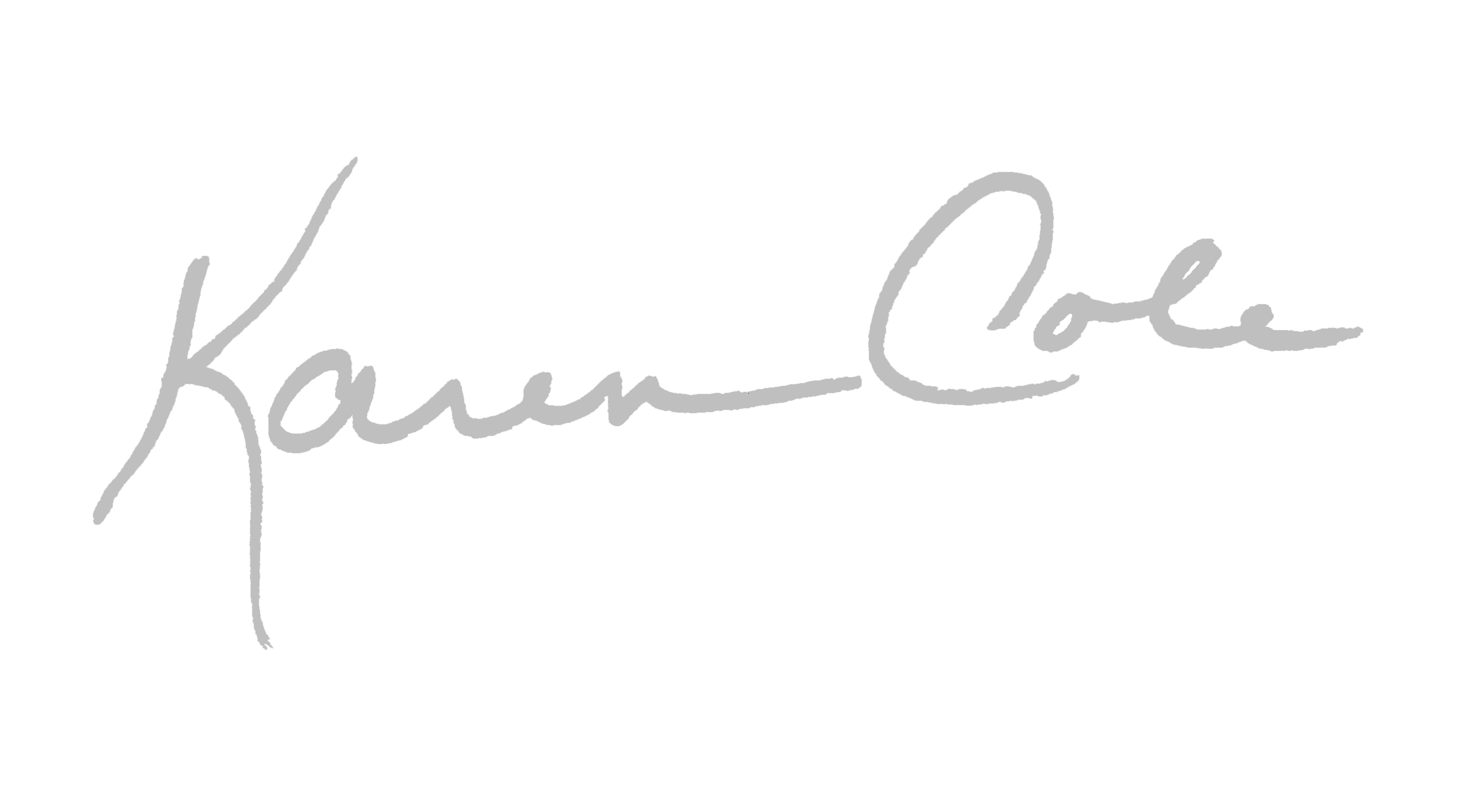 Karen Cole signature logo